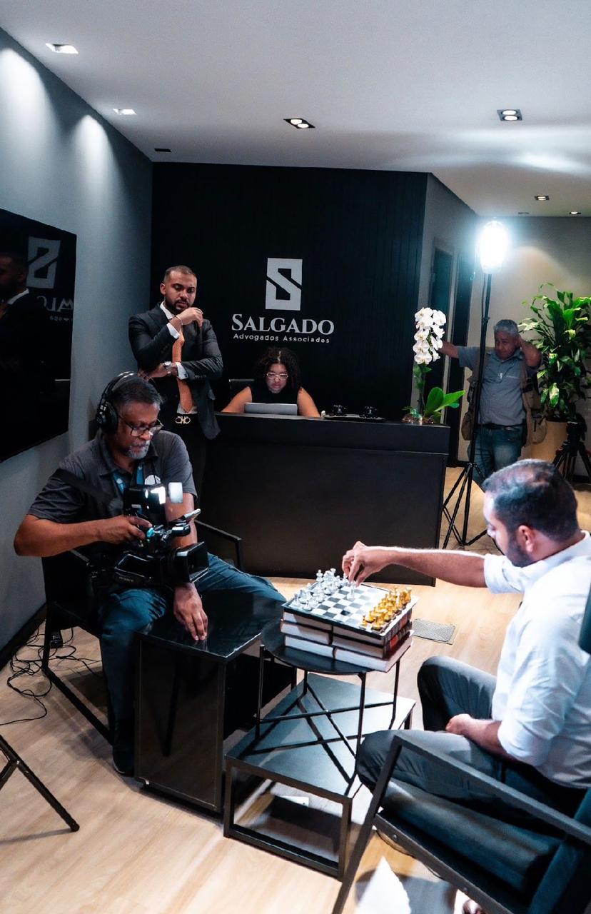 Recepção do escritório Salgado Advogados